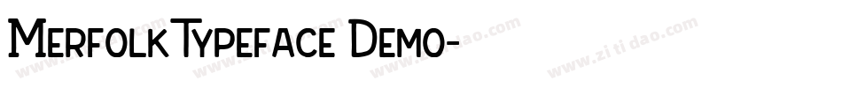 Merfolk Typeface Demo字体转换